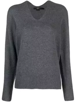 Джемпер с V-образным вырезом Seventy, серый