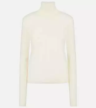 Джемпер с водолазкой Rhe, кремовый