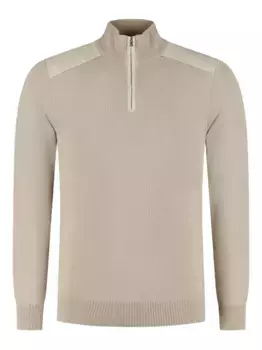 Джемпер с воротником на молнии Paul & Shark, нейтральный