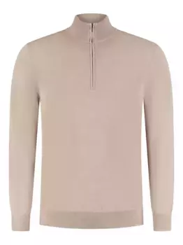 Джемпер с воротником на молнии Zanone, нейтральный