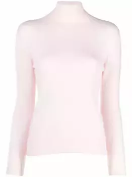 Джемпер с воротником-воронкой Aragona, розовый