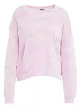 Джемпер с вырезами Grifoni, розовый