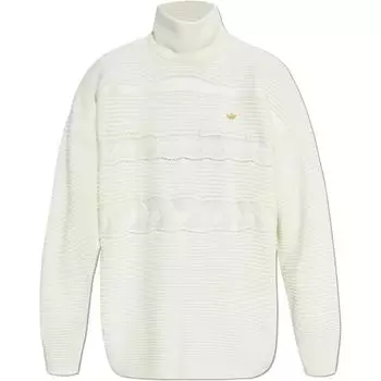 Джемпер с вышитым логотипом Adidas Adidas Originals, белый