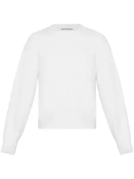 Джемпер с вышитым логотипом Alexander Wang, белый