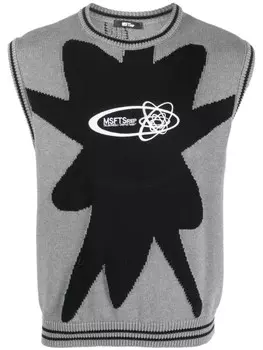 Джемпер с вышитым логотипом MSFTSrep, черный