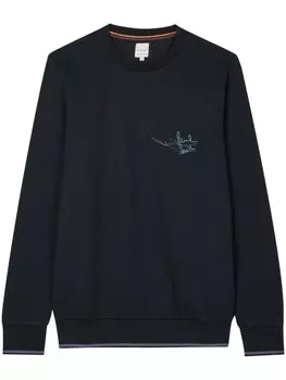 Джемпер с вышитым логотипом Paul Smith, синий