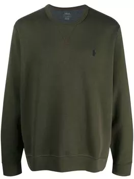 Джемпер с вышитым логотипом Polo Ralph Lauren, зеленый