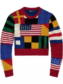 Джемпер с вышитым логотипом POLO RALPH LAUREN, красный