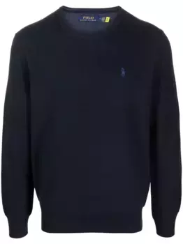 Джемпер с вышитым логотипом POLO RALPH LAUREN, синий