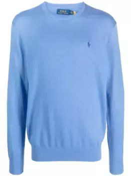 Джемпер с вышитым логотипом POLO RALPH LAUREN, синий
