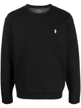 Джемпер с вышитым логотипом POLO RALPH LAUREN, черный