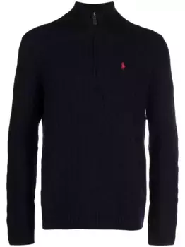 Джемпер с вышитым логотипом POLO RALPH LAUREN, синий