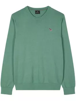 Джемпер с вышитым логотипом PS Paul Smith, зеленый