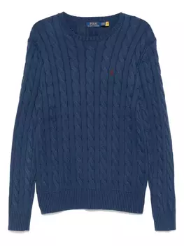 Джемпер с вышивкой Polo Pony Polo Ralph Lauren, синий
