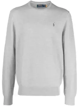 Джемпер с вышивкой Polo Pony POLO RALPH LAUREN, серый