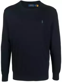 Джемпер с вышивкой Polo Pony POLO RALPH LAUREN, синий