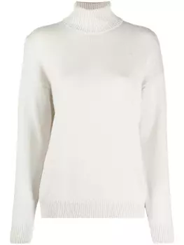 Джемпер с высоким воротником Brunello Cucinelli, нейтральный