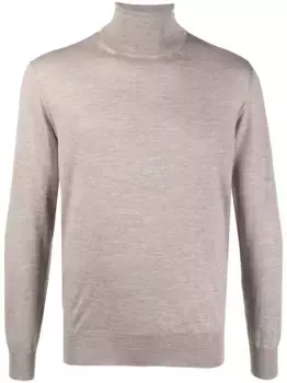 Джемпер с высоким воротником Cruciani, коричневый