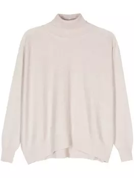 Джемпер с высоким воротником D.Exterior, нейтральный цвет