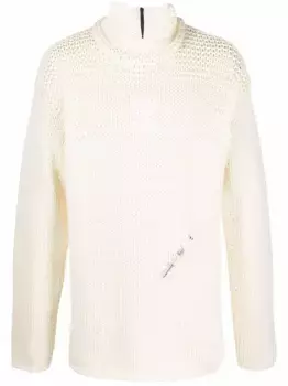 Джемпер с высоким воротником OFF-WHITE, нейтральный