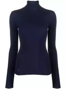 Джемпер с высоким воротником POLO RALPH LAUREN, синий