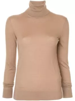 Джемпер с высоким воротником Ralph Lauren Collection, коричневый