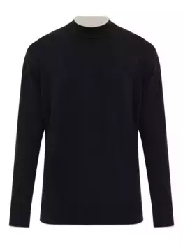 Джемпер с высоким воротом Eleventy, черный