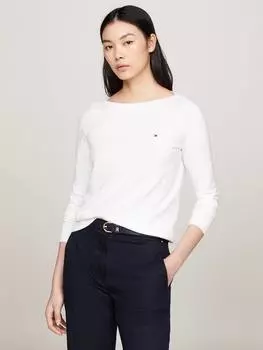 Джемпер с высоким воротом Tommy Hilfiger, экрю
