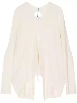 Джемпер с завязками Masnada, белый