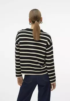 Джемпер SABA O-NECK BUTTON NOOS Vero Moda, цвет Mottled Black