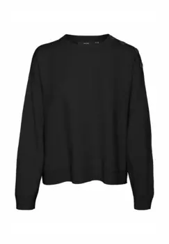 Джемпер SABA O-NECK BUTTON NOOS Vero Moda, черный