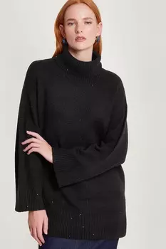 Джемпер Sadie с пайетками Monsoon, черный