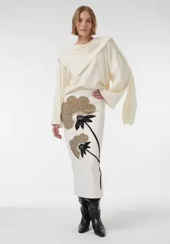 Джемпер SCARF DETAIL Leem, белый