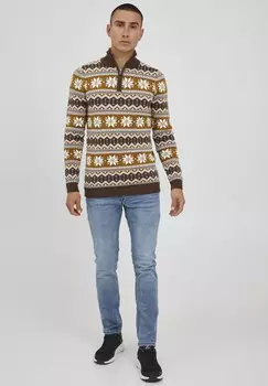 Джемпер SDWINOLDO Solid, коричневый