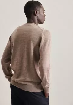 Джемпер Seidensticker, серо-коричневый