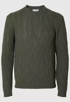 Джемпер Selected Homme, хаки