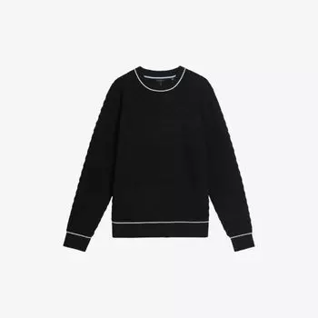 Джемпер Sepal шевронного плетения Ted Baker, черный