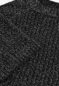 Джемпер SEQUIN HALF SLEEVE Next, черный