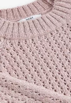 Джемпер SEQUIN HALF SLEEVE Next, розовый