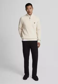 Джемпер SHAKER STITCH QUARTER Lyle & Scott, серо-коричневый