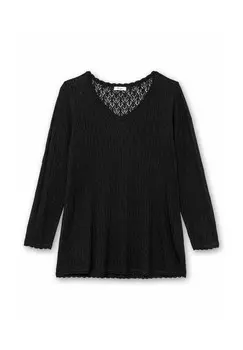 Джемпер Sheego, черный