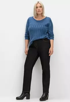 Джемпер Sheego, синий деним