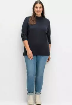 Джемпер Sheego, темно-синий