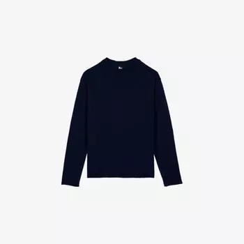 Джемпер шерстяной The Kooples с круглым вырезом и длинными рукавами, синий