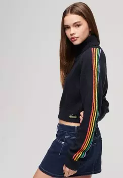 Джемпер SIDE RAGLAN ROLL NECK Superdry, синий