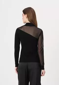 Джемпер SIGNATURE MOCK NECK KARL LAGERFELD, черный