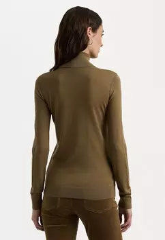 Джемпер SILK BLEND TURTLENECK SWEATER Lauren Ralph Lauren, цвет Tan