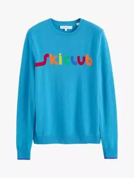 Джемпер Ski Club из смеси шерсти и кашемира Chinti & Parker, синий/мульти