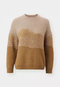 Джемпер SLFJACKIE O NECK Selected Femme, коричневый