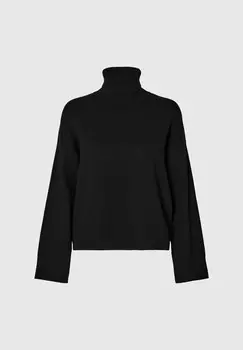 Джемпер SLFKAMMA ROLL NECK Selected Femme, черный